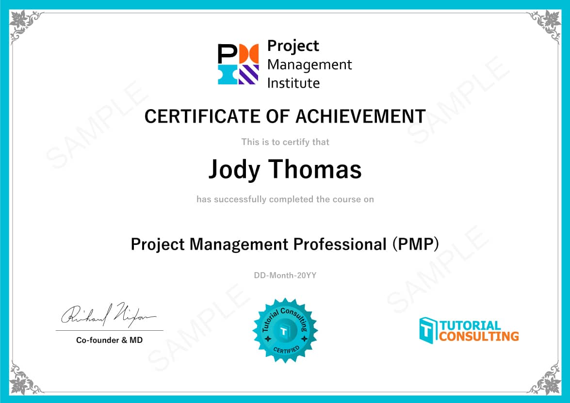 PMP Certificate